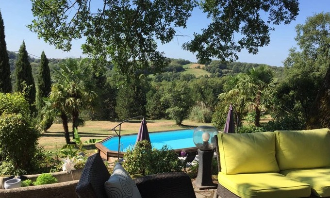 Tudeils Ski Chalet | Homerez - Chalet for 8 ppl. with swimming-pool, garden and terrace at Tudeils