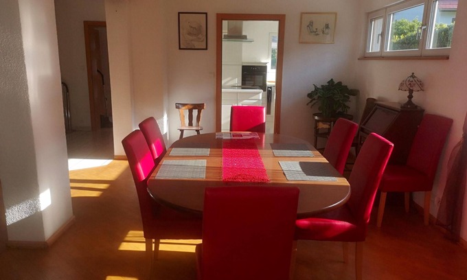 Leymen Apartment | Homerez - Spacious appartement for 6 ppl. with garden and terrace at Leymen