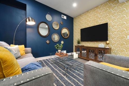 Lower Lawrenceville House | HostWise Stays - Pet Friendly, King Bed, 2BR 2BA Home