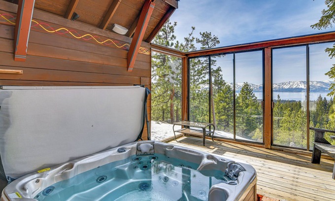 Tahoe Village Cabin | Hot Tub & Mtn Views: Grand Mountain Chalet