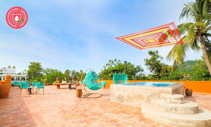 Lo de Marcos Apartment | Hotel Boutique Wirikuta | Suite para 4 | Alberca