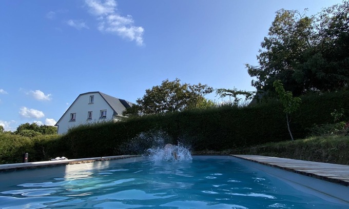 Saint-Cast-le-Guildo House | House 10 pers, sea views, heated pool, 600m from the beach