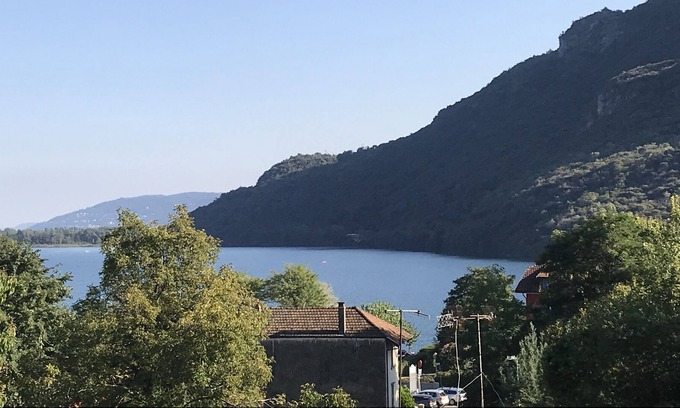 Mergozzo Apartment | House by the waterfall in Mergozzo, 200m from the beach, wonderful view of lake + mountains