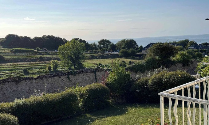 Villerville House | House garden and sea on foot