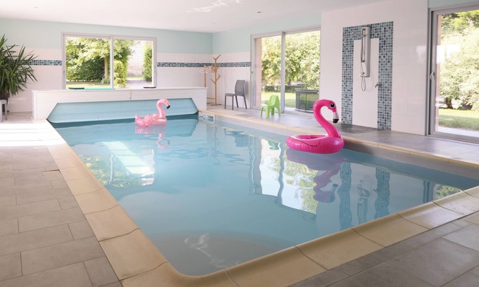 Saint-Remy-le-Petit House | House in the countryside, .covered and heated swimming pool