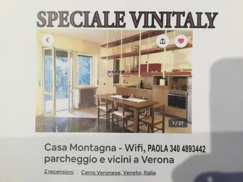 Cerro Veronese Apartment | House in the Mountains - greenery near Verona