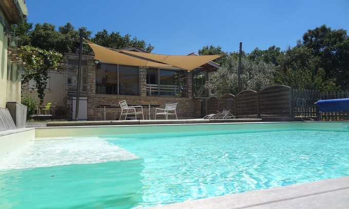 Barjac House | House with pool in nature near the gorges of Ardeche