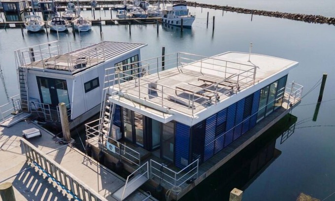 Rendbjerg Boat Rental | Houseboat in Egernsund at the Marina Minde