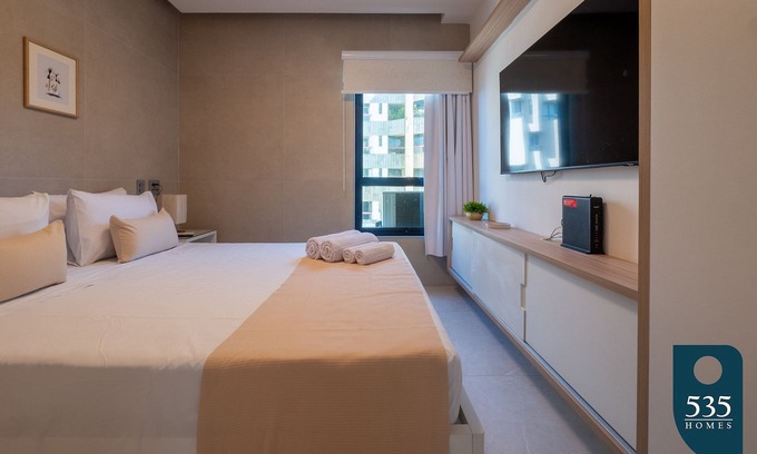 Barra Apartment | Ideal Stay in Ondina: Elegant and Well-Decorated