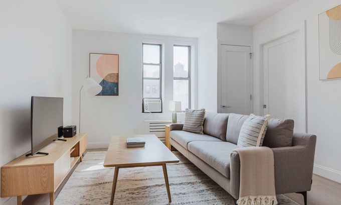 Bloomingdale Apartment | Ideal Upper West Side 1BR, w/Gym, Doorman, A/C, by Blueground