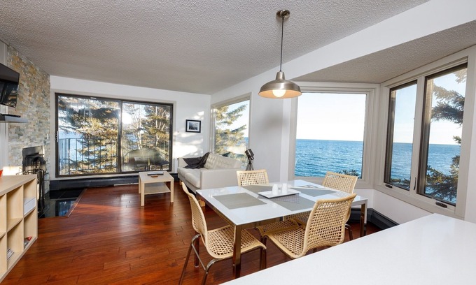 Tofte Condo | Idyllic Lake Superior Lodging on the North Shore of MN. Jaw dropping!