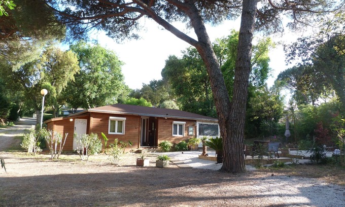 Gassin Ski Chalet | In a peaceful setting among pines and oleanders near St Tropez.