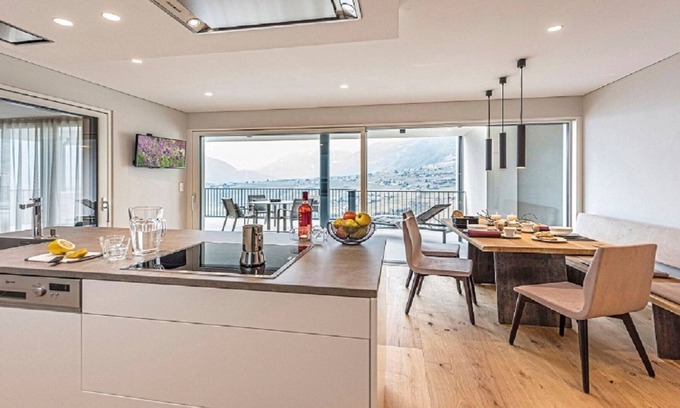 Schenna Apartment | In the panoramic penthouse Skygarden holiday dreams were.