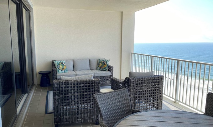 Orange Beach Condo | Incredible, 11th Floor Condo, Large Balcony on the Beach.