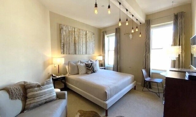 Aspen Hotel | Independence Square 304 | Stylish Hotel Room with Downtown Views & Great Location