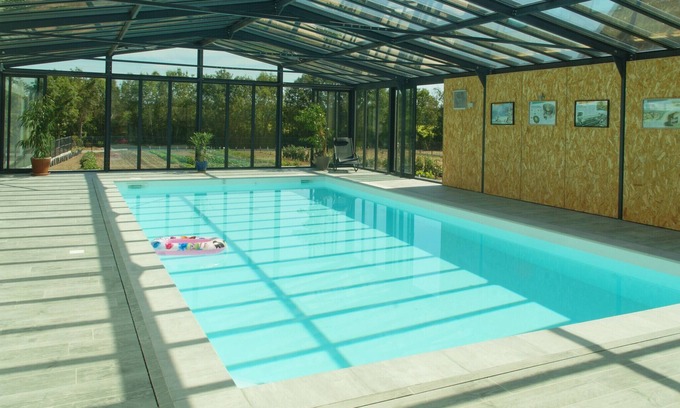Port-d'Envaux House | Independent cottage: spa, indoor pool, sauna, steam room