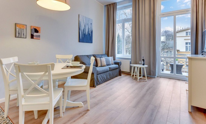 Sopot Centrum Apartment | Indygo 1, apartment with 1 bedroom, Haffnera 36 street
