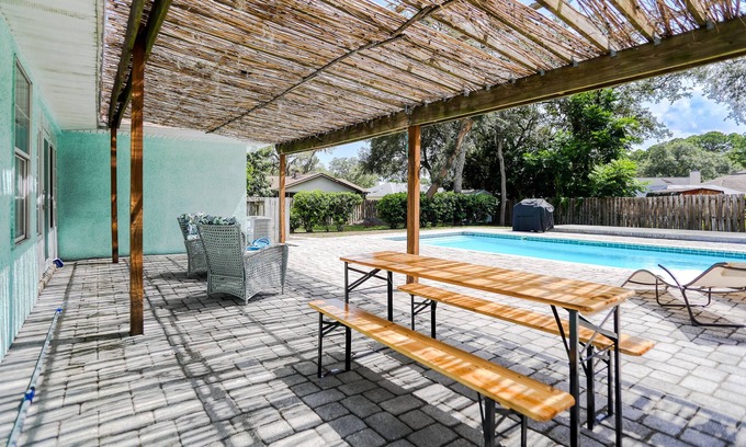 Saint Augustine Shores House | Inviting hideaway with private pool, central AC, WiFi & W/D - near beach & golf