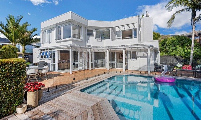 Castor Bay House | Inviting Pool in Private Backyard