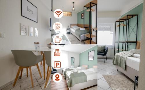 Runkel Apartment | janu-homes - 2 Zimmer Apartment - 5 Betten, Schlossblick vom Römer