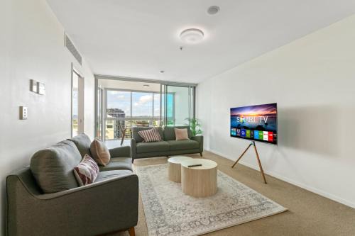 Kangaroo Point Apartment | Kangaroo Point 2-Bed Flat with Gym & Pool