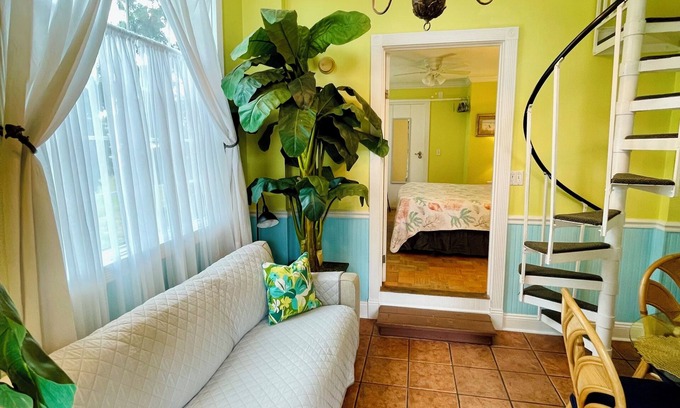 Tybee Island Apartment | Key Lime Condo, steps to the beach. Pet Friendly.