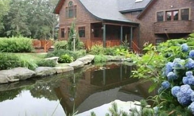Jamestown House | Kismet Secluded Shingle Style Home with Pool, Koi Pond