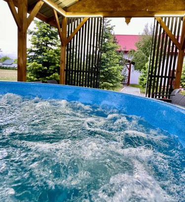 gmina Złoczew House | Kwatera - Pod Wiatrakiem, JACUZZI ZEWNĘTRZNE