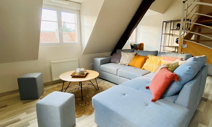 Ostheim Apartment | L'Envolée Alsacienne: Magnificent duplex apartment