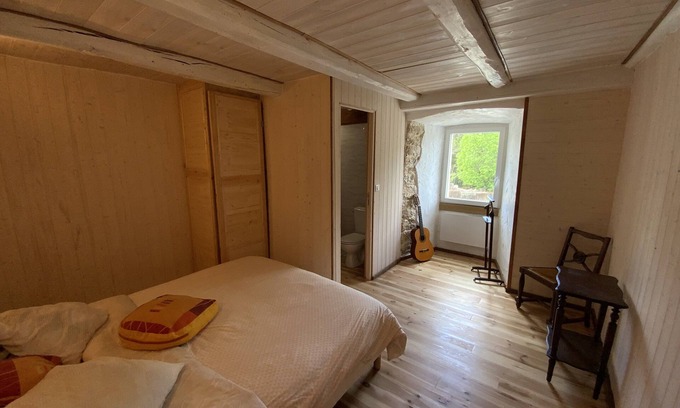 Saint-Georges-de-Levejac Bed & Breakfast | L'Oustaliere, Chambre FRANÇOISE, spa and sauna access
