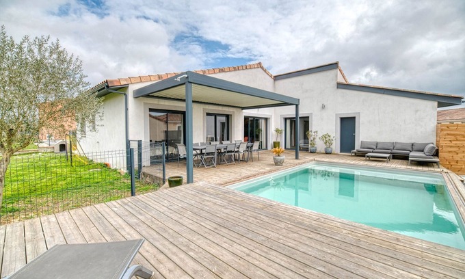 Gragnague House | La Gragnaguaise - Maison climatisée avec piscine
