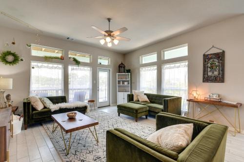 La Porte House | La Porte Home with Balconies Walk to Beach!