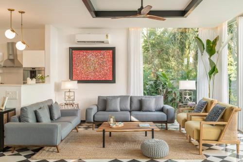 Vagator Villa | La Zamora, 3BHK Villas near Vagator & Anjuna Beach, North Goa with Private Pool, Garden, Terrace & Security