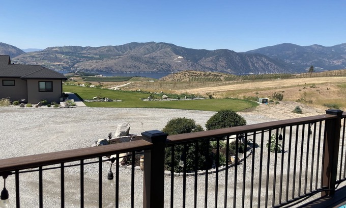 Chelan House | Lake Chelan views and beautiful peaceful setting with views from every window!