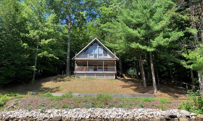 Belgrade Ski Chalet | Lake Front Chalet on Great Pond