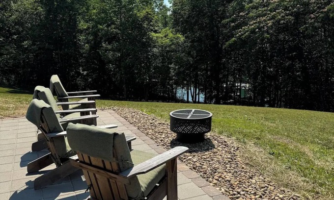Big Creek House | Lake Front Property with a gentle path to a private dock and lake. 3bed 2 bath