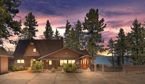 Big Bear Lake House | Lakefront Dock Hot Tub Swingset Deck Views Classic Lake House by AvantStay