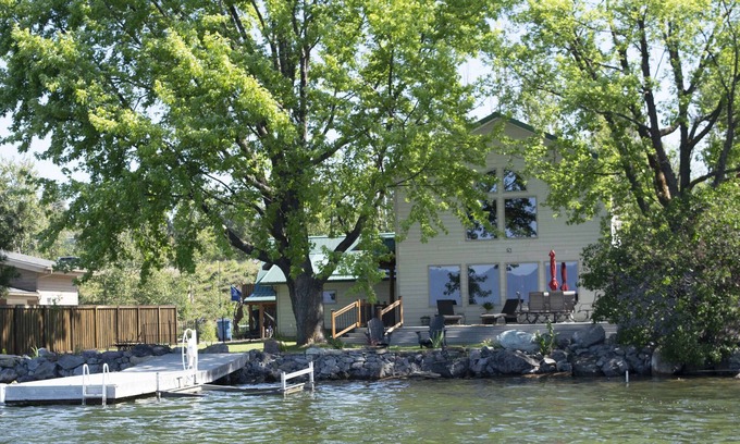 Bigfork Cabin | Lakefront home with Dock and lagoon access in Bigfork