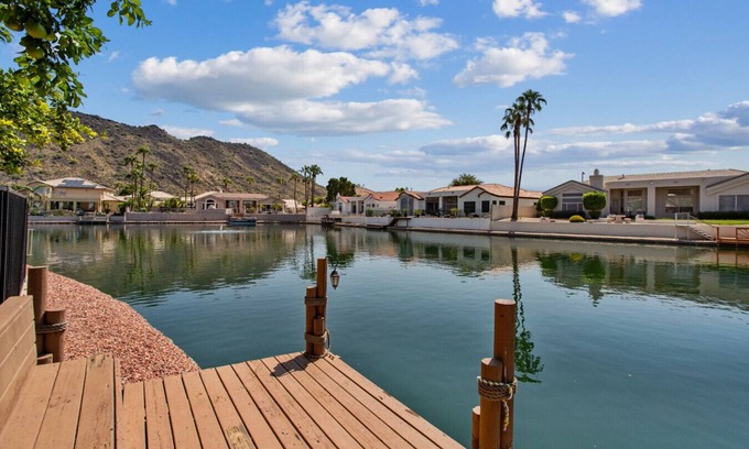 Arrowhead Lakes House | Lakefront Oasis | Pool, Spa + BBQ Patio