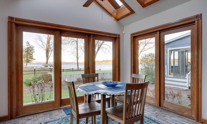 Newport Apartment | Lakeside Couple's Escape w/Dock in Newport!