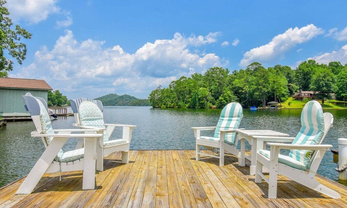 Dadeville House | Lakeside Luxury: Home with Panoramic Views and