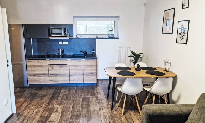 Cerna V Posumavi Apartment | Lakeview Luxury Lodge & Garden by Interhome