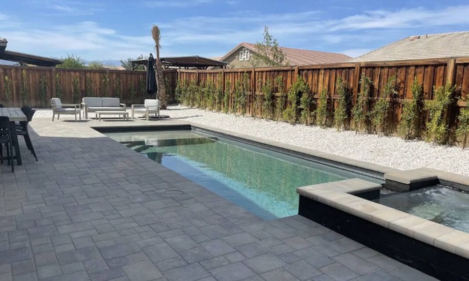 Coachella House | Large Boho Desert Oasis with Saltwater Pool