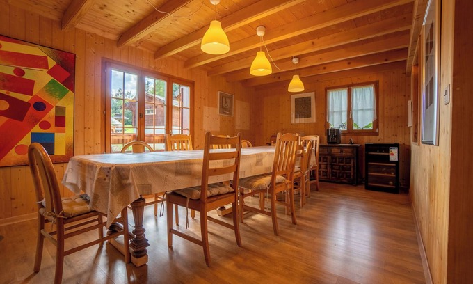 Barboleusaz Ski Chalet | Large chalet located a few minutes walk from the Place de la Barboleuse, the train station, shops an