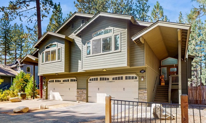 Tahoe Island House | Large Home w/Pool Table, Fenced Yard, within Walking Distance to Beach