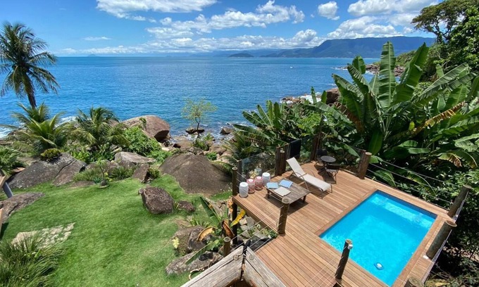 Praia de Taubate House | Large House Ilhabela Coast