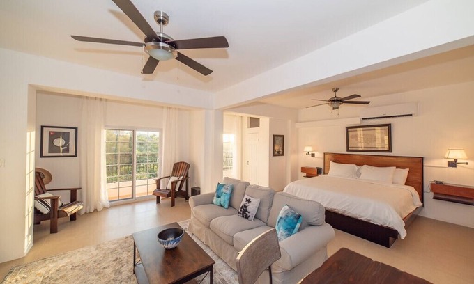 IronShore Estates Apartment | Large Modern Studio with Balcony Mountian & Ocean View