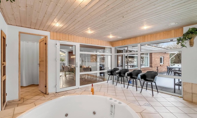 Lodbjerg Hede Cottage | Large pool house with activity room - 1014