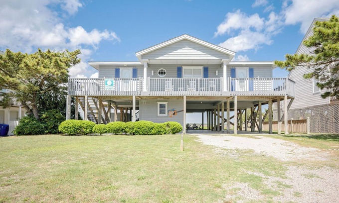Caswell Beach House | Late for the Sky: Ocean and Waterway Views, Near Beach Access