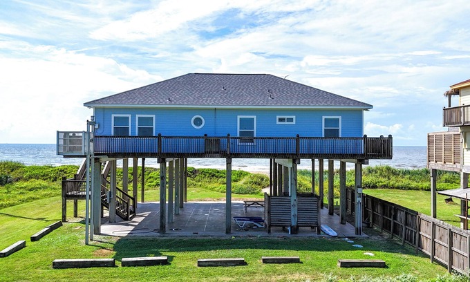 Port Bolivar House | Lavender Rays: 4 BR, 2 BA House in Gilchrist, Sleeps 12
